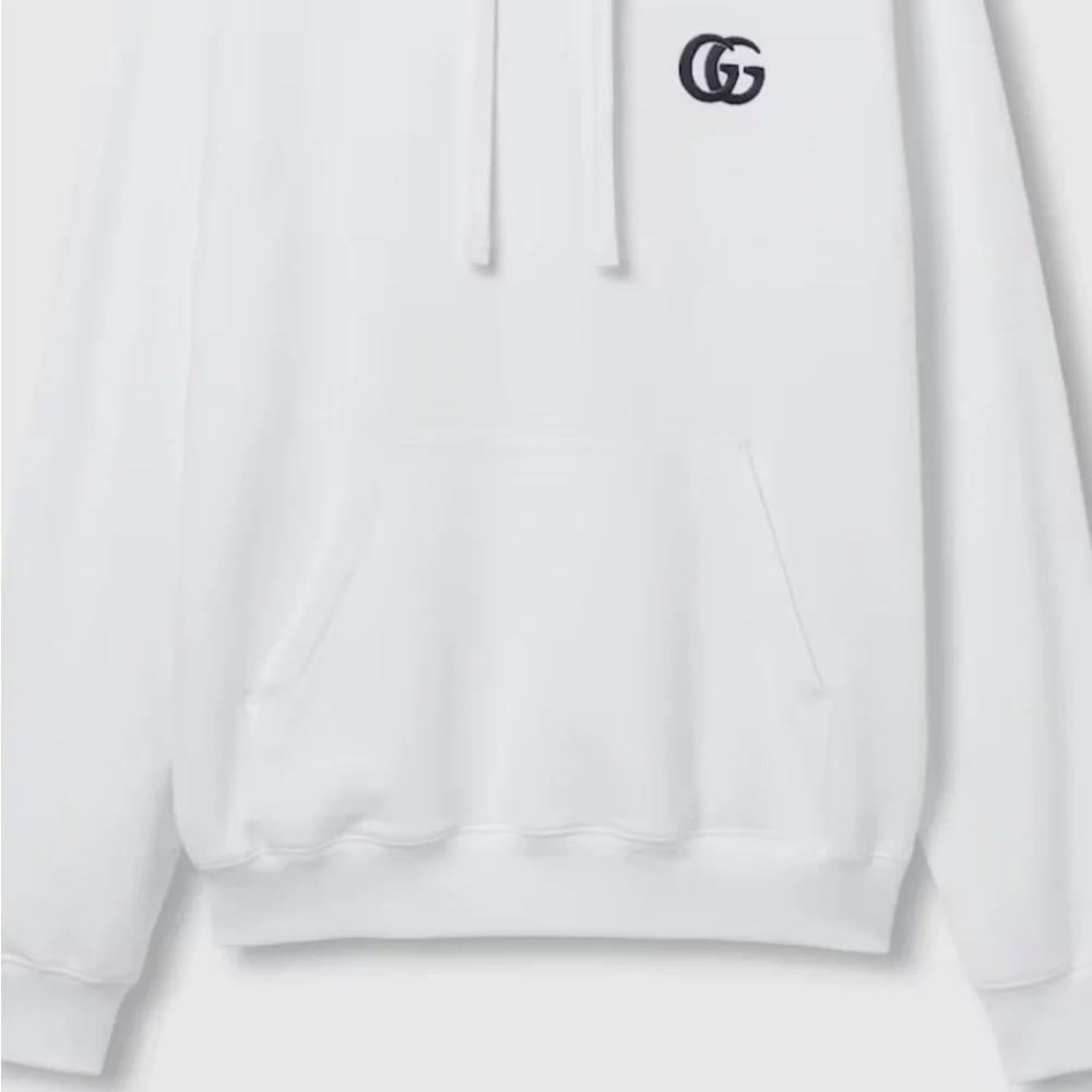 Men's Gucci jersey cotton, interlocking G hoodie size XXXL made in Italy
